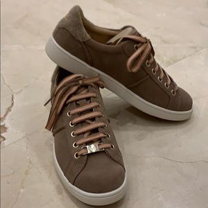 Ugg suede lace up sneakers size 8